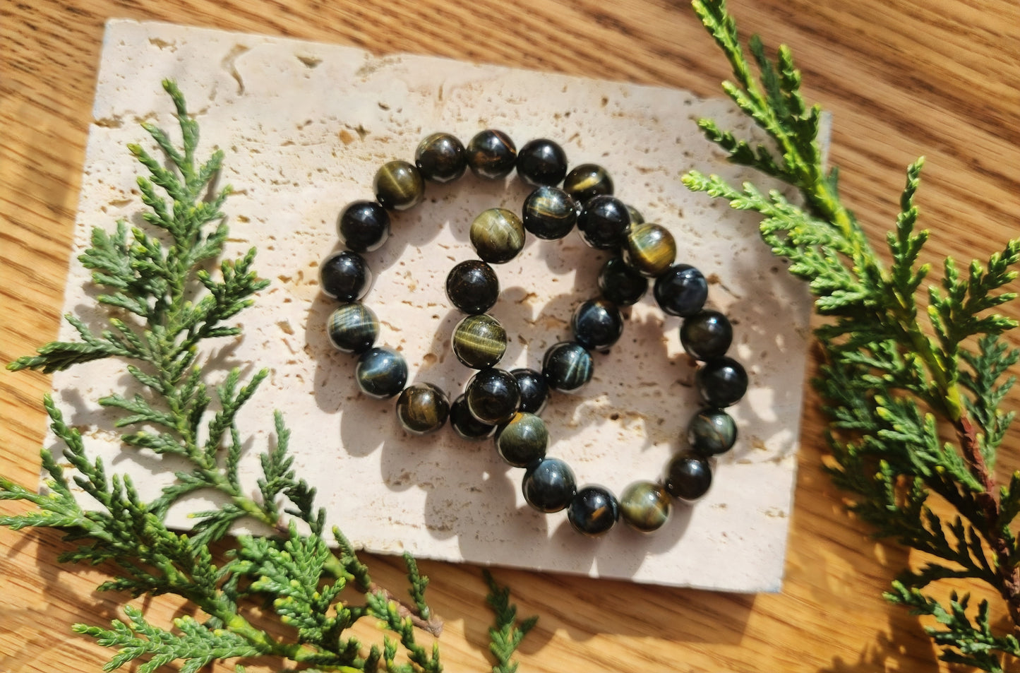 Grey-Toned Tiger’s Eye Bracelet | 灰調虎眼石手鏈