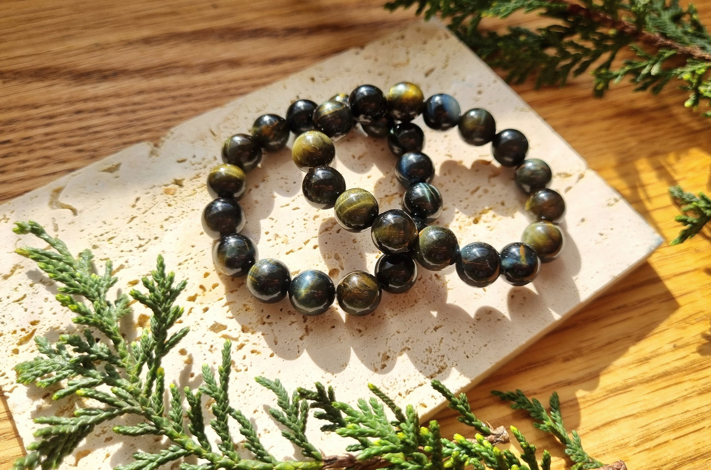 Grey-Toned Tiger’s Eye Bracelet | 灰調虎眼石手鏈