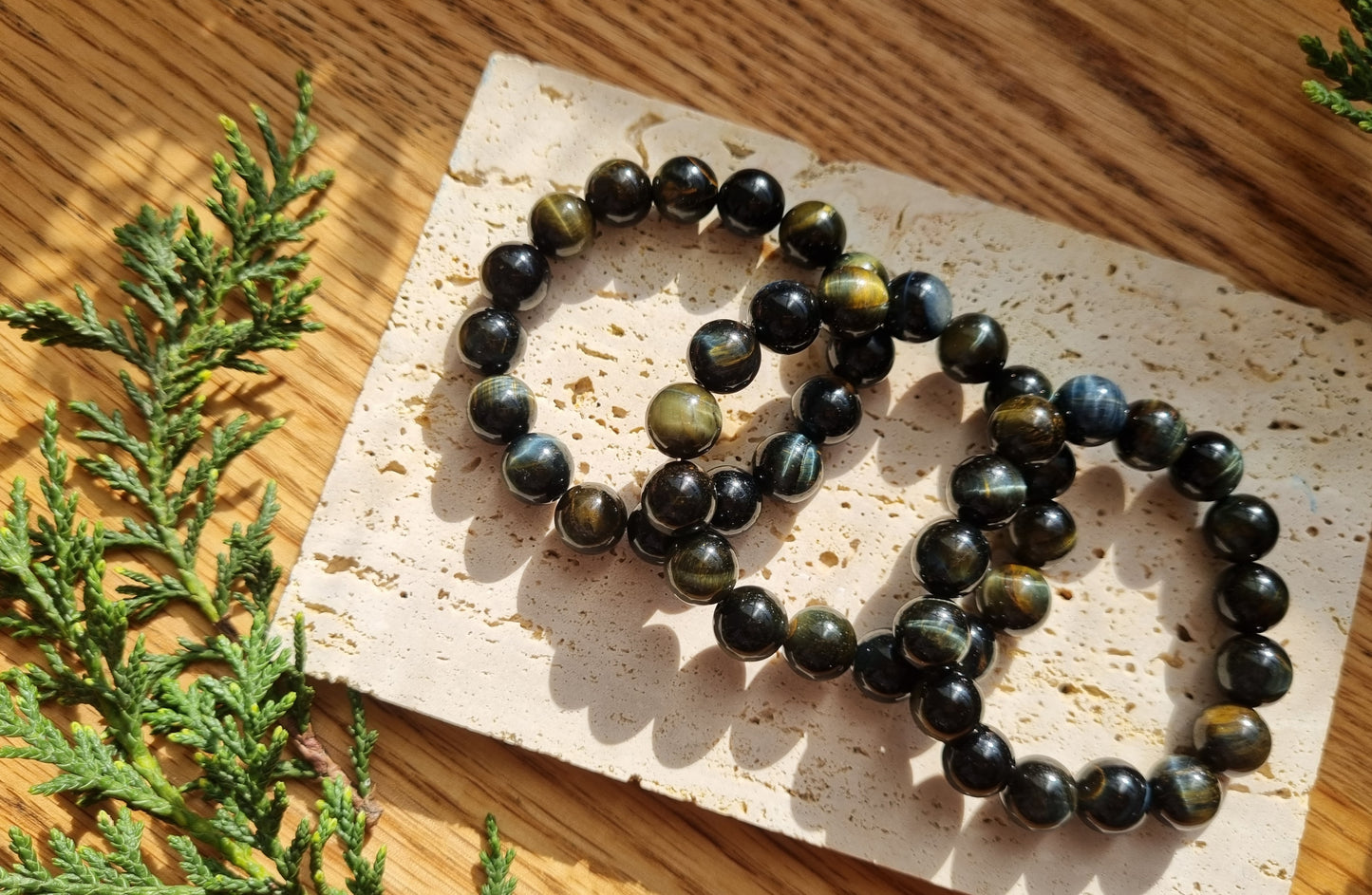 Grey-Toned Tiger’s Eye Bracelet | 灰調虎眼石手鏈